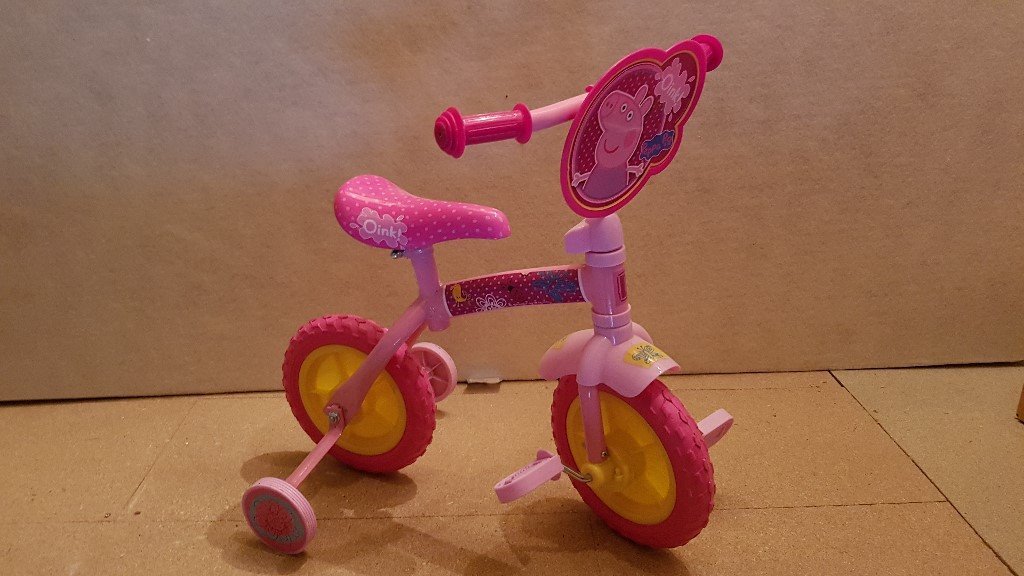 peppa pig 10 inch balance bike